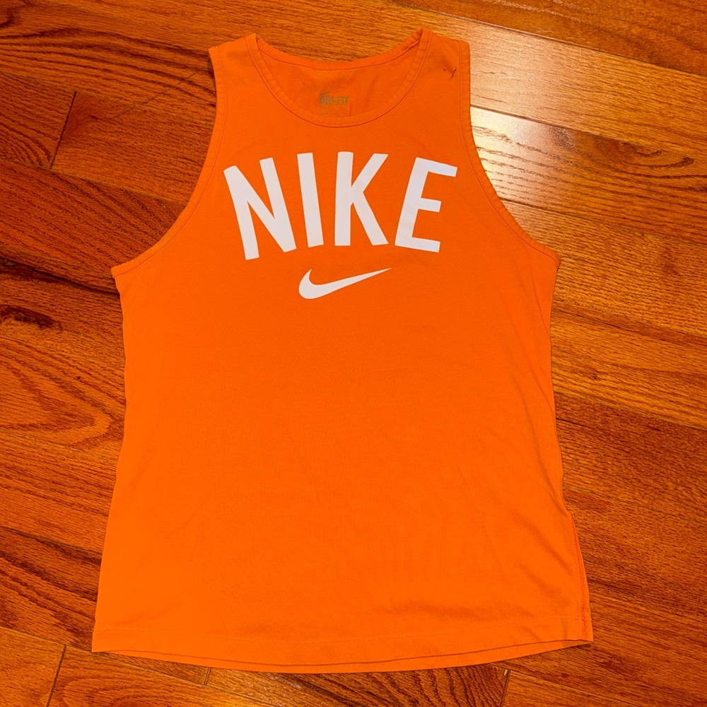Nike Dri-Fit Orange Sleeveless Top XS